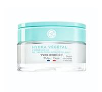 Yves Rocher HYDRA VÉGÉTAL - Crema Facial Rica Hidratación Sin Parar 48H - Crema Hidratante para Mujer con Agua Celular Edulis - Cuidado Diario para una Piel Hidratada Sin Parar - 50ml