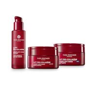 Yves Rocher LIFT PRO-COLLAGÈNE Set Antiarrugas Completo Día y Noche + Sérum - Efecto Volumen y Firmeza - Colágeno Vegetal y Ácido Hialurónico - Todo Tipo de Piel