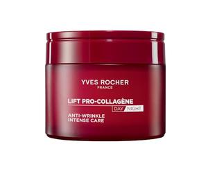 Yves Rocher LIFT PRO-COLLAGÈNE Tratamiento AntiArrugas Reafirmante Intenso Día y Noche - Fórmula Innovadora con Ficoide Glacial y Acido Hialuronico - Alisa, Rellena y Nutre - 75ml