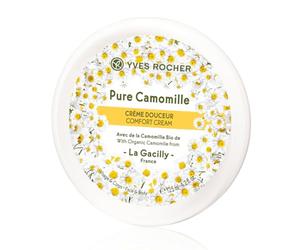 Yves Rocher PURA CAMOMILLA crema de cuidado 125ml | Crema para rostro y cuerpo | Crema facial | Cara hidratante | crema corporal suave | hidrata