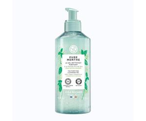 Yves Rocher PURE MENTHE - Gel Limpiador - Limpia la piel y purifica los poros - Elimina las impurezas, el maquillaje y el exceso de sebo - 390 ml
