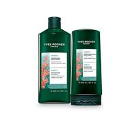 Yves Rocher Set Detox Cabello Graso - Champú Purificante 300ml + Acondicionador 200ml - Limpieza hasta 48h, Control del Exceso de Sebo y Cabello Ligero - Con Macroalgas