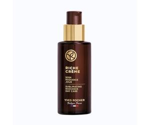 Yves Rocher - Tratamiento Anti-Aging Regeneradora RICHE CRÈME - Cuidado Iluminador de Día 50 ml con Aceite de 1000 Rosas para una Regeneración Celular Intensa
