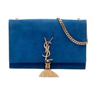 Yves Saint Laurent Vintage- Bolso bandolera The Kate Pre-owned- Pre-owned- Mujer- Azul- ONE SIZE- Bolso bandolera The Kate Pre-owned