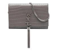 Yves Saint Laurent Vintage- Pre-owned The Kate Wallet on Chain- Pre-owned- Mujer- Gris- ONE SIZE- Pre-owned The Kate Wallet on Chain