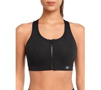 Yvette Sujetador Deportivo con Soporte Fuerte, Cierre Frontal, Malla de Gran tamaño, Espalda de Corredor para Correr, Trotar, Montar