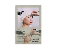 YVFCIRXTT Be The Cowboy-Mitski- Póster impermeable de estilo retro, 50 x 75 cm, sin marco, para decoración de pared, sala de estar, cocina, cafetería