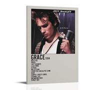 YVFCIRXTT Grace-Jeff Buckley- Póster impermeable de estilo retro para decoración de pared, sala de estar, cocina, cafetería, 20 x 30 cm, estilo marco