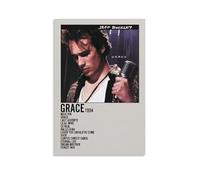 YVFCIRXTT Grace-Jeff Buckley- Póster impermeable de estilo retro para decoración de pared, sala de estar, cocina, cafetería, 40 x 60 cm, estilo sin marco