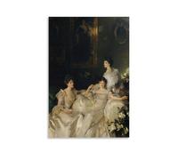 YVFCIRXTT John Singer Sargent - Póster impermeable de estilo retro para decoración de pared, sala de estar, cocina, cafetería, 60 x 90 cm, estilo sin marco
