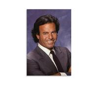 YVFCIRXTT Julio Iglesias- Póster impermeable de estilo retro para decoración de pared, sala de estar, cocina, cafetería, 40 x 60 cm, sin marco