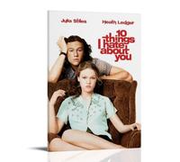 YVFCIRXTT Póster de 10 Things I Hate About YouModern, estilo retro, decoración de pared, sala de estar, cocina, cafetería, impermeable, 20 x 30 cm, estilo marco