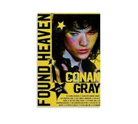 YVFCIRXTT Póster de Conan Gray Found HeavenModern Art Printing estilo retro, decoración de pared, sala de estar, cocina, cafetería, impermeable, 40 x 60 cm, estilo sin marco