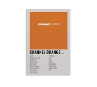YVFCIRXTT Póster de Frank Ocean Channel OrangeModern, estilo retro, decoración de pared, sala de estar, cocina, cafetería, impermeable, 60 x 90 cm, sin marco