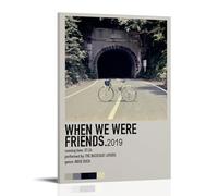 YVFCIRXTT Póster impermeable con diseño de The Backseat Lovers When We Were Friends, estilo retro, decoración de pared, sala de estar, cocina, cafetería, 40 x 60 cm, estilo marco