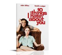 YVFCIRXTT Póster impermeable de 10 Things I Hate About YouModern, estilo retro, decoración de pared, sala de estar, cocina, cafetería, 30 x 45 cm, estilo marco