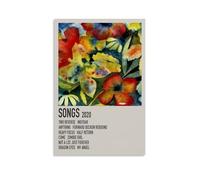 YVFCIRXTT Póster impermeable de 40 x 60 cm, sin marco, diseño de canciones de Adrianne Lenker; impresión artística moderna, estilo retro, decoración de pared, sala de estar, cocina, cafetería, tienda