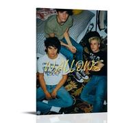 YVFCIRXTT WallowsModern Art Printing - Póster de estilo retro para decoración de pared, sala de estar, cocina, cafetería, impermeable, 30 x 45 cm, estilo marco