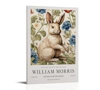 YVFCIRXTT William Morris PaintingModern Art Printing Retro Style Wall Decor Living Kitchen Coffee Shop Póster impermeable de 30 x 45 cm, estilo marco