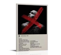 YVFCIRXTT X-Chris Brown- Póster de estilo retro moderno para decoración de pared, sala de estar, cocina, cafetería, impermeable, 40 x 60 cm, estilo marco
