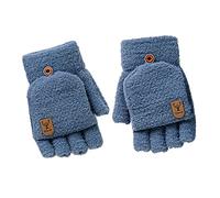 YVIIWL Guantes Sin Dedos Mullido Suave Tactiles Invierno Termicos Trabajo de Mujer Hombre Niño Niña Artritis Running Ordenador Conducir Coche