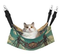 YVNKHKU End of World Desert Hamaca reversible para gatos, suave, transpirable, jaula para mascotas, cama ajustable para gatitos, cachorros o pequeños y grandes