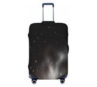 YVNKHKU Quiet Night - Funda elástica para maleta, duradera, antiarañazos, se adapta a equipaje de 18 a 32 pulgadas, fácil de lavar y protección de viaje, Negro -, M