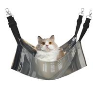 YVNKHKU The Golden Mammoth in The Dilapidated City - Hamaca reversible para gatos colgante, suave, transpirable, jaula ajustable para gatitos, cachorros o pequeños y medianos