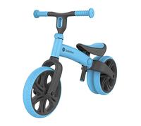 Yvolution Bicicleta Junior (Color Azul, Capacidad de Carga hasta 20 kg, con Asiento Ajustable y Manillar, Ruedas a Prueba de pinchazos) 5024450
