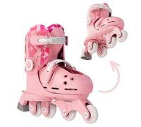 Yvolution Twista Patines 2 en 1 Ajustables. Talla 23-28. Patines en línea para niñas y niños de 2 años.