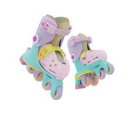 Yvolution: Twista patines ajustables - arcoíris, talla 29-34
