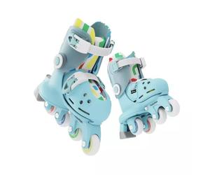 Yvolution: Twista patines ajustables - azul, tallas 23-28