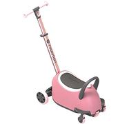 Yvolution YGlider Luna Rosa - 5 en 1 Evolutivo - Correpasillos, Patinete, Almacenaje