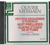 Yvonne Loriod - Petites Esquisses d'Oiseaux / Huit Preludes / Quatre Etudes de rythme