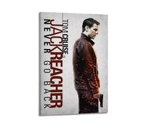 YVUDBSDS Póster de película Jack Reacher Never Looks Back, póster decorativo de lienzo para pared e impresión artística moderna para dormitorio familiar, pósteres de 40 x 60 cm