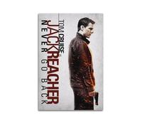 YVUDBSDS Póster de película Jack Reacher Never Looks Back, póster decorativo de lienzo para pared e impresión artística moderna para dormitorio familiar, pósteres de 30 x 45 cm