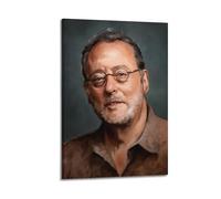 YVUDBSDS Póster decorativo de actor Jean Reno para pared e impresión artística moderna para dormitorio familiar, 60 x 90 cm