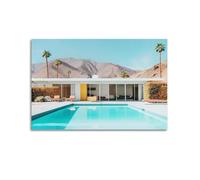 YVUDBSDS Póster moderno de MidCentury con diseño de Palm Springs, lienzo decorativo para pared e impresión artística moderna para decoración de dormitorio familiar, 60 x 90 cm