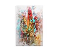 YVUDBSDS Videospiel Xenoblade Chronicles 2 Póster9 - Póster decorativo de lienzo para pared e impresión artística moderna para decoración de dormitorio familiar, 40 x 60 cm