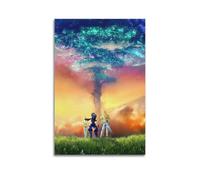 YVUDBSDS Videospiel Xenoblade Chronicles 2 pósteres decorativos de lienzo para pared e impresión artística moderna para decoración de dormitorio familiar, 60 x 90 cm