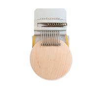 Yvxotrxnk 1 juego de telar y máquina de coser de madera para tapicería de mano, kit de herramientas de tejido de marco pequeño para ropa y jeans, juego completo para comenzar a tejer y reparar telas
