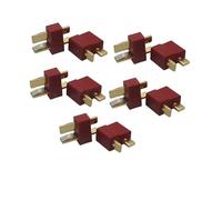Yvxotrxnk 10pcs XT60 XT30 XT90 Male Femal Connectors | Gold Plated RC Lipo Battery Plugs for Drone, Airplane, Car, Boat | Universal Hobby Connector Assortment Kit for Quadcopter FPV(T Plug)