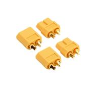 Yvxotrxnk 10pcs XT60 XT60H XT30 XT30U XT90 T-Plug EC3 EC5 EC8 Male Female Connectors | Gold Plated RC Lipo Battery Plugs for Drone, Car, Airplane | Universal Hobby Connector Assortment Kit(Burgundy)