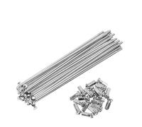 Yvxotrxnk 12G 2.6mm for Bicycle Spokes, Galvanized Carbon Steel Spoke Set of 20, 165-220mm Multiple Lengths for Wheel Building and Repair (20 juegos de 230 mm)