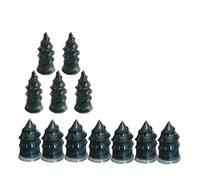 Yvxotrxnk 2/5/10/20/30/50/100pcs Car Motorcycle Tubeless Tyre Repair Nails, Vacuum Tire Puncture Rubber Metal Plug Kit with Screwdriver for Truck Scooter Bike Emergency Flat Fix (10 unidad)