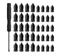 Yvxotrxnk 20/40/60pcs Vacuum Tire Repair Kit, Tool-Free Self-Service with Dual-Size Rubber Nails for 0.1-5mm Cracks, Fast Puncture Fix for Car Motorcycle Truck Tubeless Tires (40pcs)