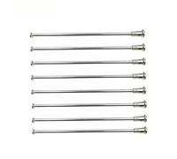 Yvxotrxnk 36 tacos rectos 9G de 3,5 mm, para bicicletas eléctricas y desiertas, 9 # de acero inoxidable con pezones (longitud 178 mm)