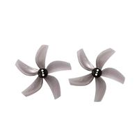 Yvxotrxnk 4 pares de 8 unidades, D63, 63 mm, 2,5 pulgadas, 5 hojas, montaje en T, 1,5 mm, para RC FPV Racing Freestyle Duct Drone, High Thrust PC Prop Quadcopter 4CW 4CCW (4 pares de grises 1,5 mm)