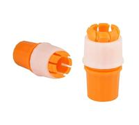 Yvxotrxnk 5/10pcs 16-20mm Faucet Adapter Set, Universal Garden Hose to Hard Pipe Connector Kit, Adaptador de grifo a prueba de fugas para sistema de riego e irrigación al aire libre (10 unidades)