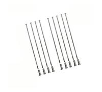 Yvxotrxnk 9G Heavy Duty Motorcycle Spokes, 16 unidades 3,5 mm 304 Stainless Steel Straight Pull Spokes for Motocross & for Dirt Bike Wheel Repair (Length 241mm)